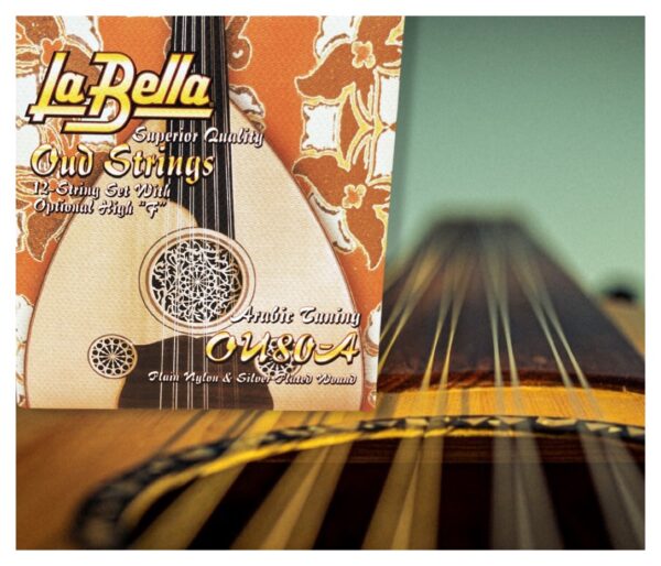 اوتار لابيلا الامريكية الفضية الأصلية دوزان عربي فا ـ فا La Bella Strings Arabic Tuning F to F