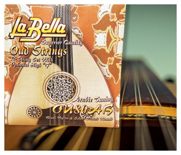 اوتار لابيلا الامريكية الأصلية الجوابات اوتار سوداء دوزان عربي فا ـ فا La Bella Strings Arabic Tuning Black F to F