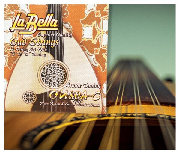 اوتار لابيلا الامريكية الفضية الأصلية دوزان عربي دو ـ دو La Bella Strings Arabic Tuning C to C
